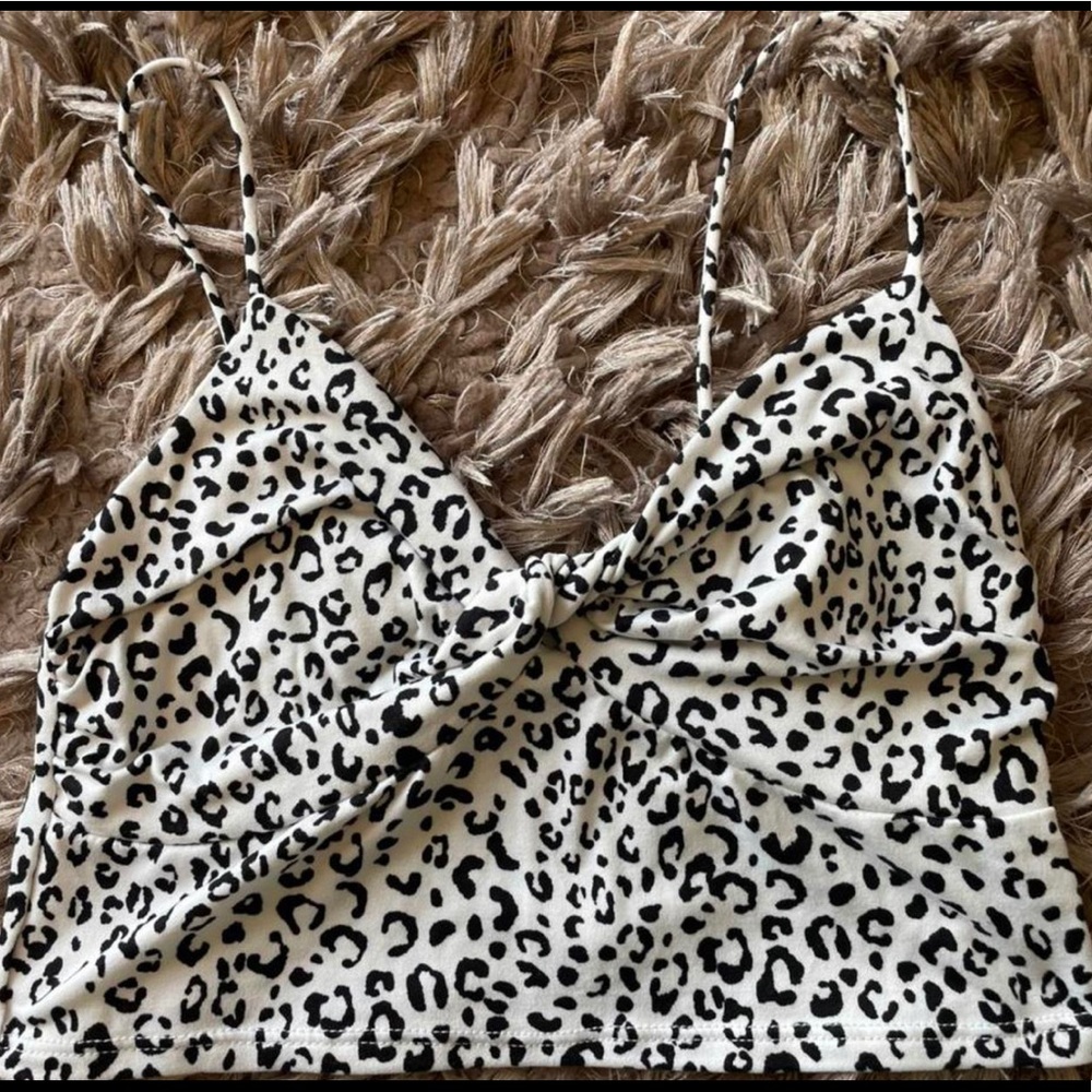 cheetah print tank top